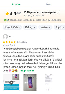 Foto Ulasan Pembeli